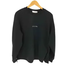 CULLNI ブラック スウェット サイズ1 CULLNI（クルニ）の「【CULLNI】別注ロゴ刺繍モックネックプル