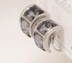 18K RGP プラチナ ダイヤ CZ 彩石 イヤリング yp5019