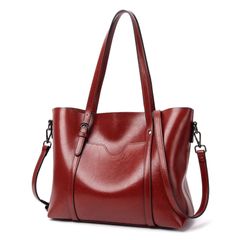 レディース ショルダーバッグ トートバッグ カジュアル レザー 大容量 肩掛け 手提げ 2way