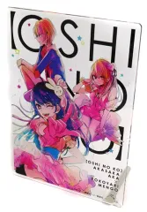 【中古】アクリルスタンド・アクリルパネル 星野アイ＆星野愛久愛海(アクア)＆星野瑠美衣(ルビー) アクリルプレート3(縦) 「【推しの子】」 赤坂アカの世界展グッズ