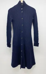 Ralph Lauren - RALPH LAUREN（ラルフ ローレン）SS-RL-KA-2073  カシミヤ混ケーブル  ロングカーディガン　ワンピース【C1885-007】 RALPH LAUREN（ラルフ ローレン）SS-RL-KA-2073 カシミヤ混
