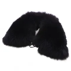 プラダ PRADA フォックスファー ティペット 黒 /TK ■OHのサムネイル