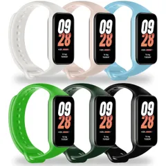 【数量限定】耐衝撃 防汗 柔らかいシリコン製 交換バンド 、Xiaomi Active Active Mi Mi 8 Band Band Band 8 8 Band Active/Redmi Smart バンド、Xiaomi Band 2 Redmi 2 コン