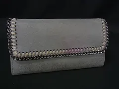 STELLA McCARTNEY ステラ マッカートニー ファラベラ エコレザー 二つ折り 長財布 ウォレット 札入れ 小銭入れ グレー系 DK3594