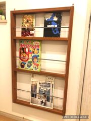 ☆全5色☆ 壁掛け 3段 絵本ラック スリッパラック マガジンラック