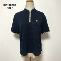 BURBERRY GOLF バーバリーゴルフ ネイビー ハーフジップ シャツ L
