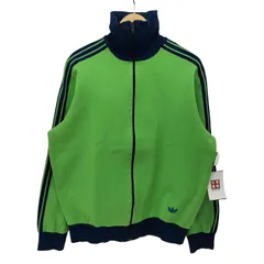 アディダスオリジナルス adidas Originals 80S C-0S-3011 デサント製 西ドイツ製 トレフォイルロゴ刺繍 3ストライプ トラックジャケット メンズ  5号