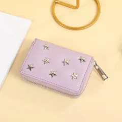 ☆ パープル ☆ カードケース カード入れ かわいい コンパクト cardcase026 カードケース カード入れ コンパクト じゃばら 財布 サイフ お財布 ミニ ミニ財布 小さめ コインケース お札入れ お札 カード 名刺 レディース かわいい