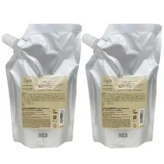 ● 2本セット ナンバースリー イルガ 薬用シャンプー 500ml レフィル 詰替 医薬部外品 サロン専売品 美容室専売 シャンプー 頭皮ケア NUMBER THREE NO3のサムネイル