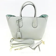 RODESUKO ロデスコ ハンドバッグ 2way ショルダーバッグ グレー レディース LF005-0310