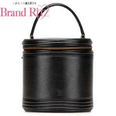  中古 ABランク ルイヴィトン エピ カンヌ バニティバッグ ハンドバッグ M48032 ノワール ブラック レザー レディース LOUIS VUITTON 【送料無料】【西神店】