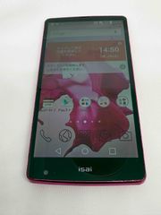 au LG isai FL LGL24 ピンク Android スマホ