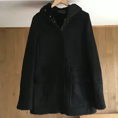 【美品】プラダ GORE-TEX ロング丈 コート ファー ブラック サイズM GORE-TEX Long Down Coat(M(MEN) K/ブラック): nanamica