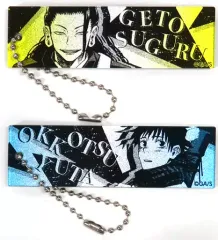 【中古】キーホルダー 乙骨憂太＆夏油傑 「呪術廻戦 グラデーションアクリルキーホルダー2個セット」  ジャンプキャラクターズストア限定