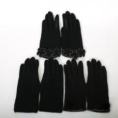 クレージュ/コムデコム他 手袋 3点セット グローブ ブランド まとめて レディース 【中古】