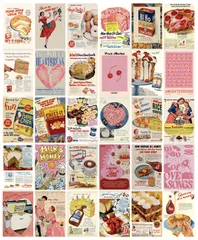 ［ドナリー］おしゃれで可愛い ポストカード 30枚セット はがきサイズ 北欧 韓国 海外 インテリア 雑貨 ミニポスター (スイーツ) [スイーツ]