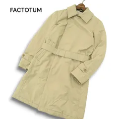 VALLIS by FACTOTUM ヴァリス バイ ファクトタム 秋冬★ ベルト付き 中綿 トレンチ コート Sz.44 メンズ 日本製