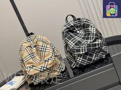 【今日特価】Burberry バーバリー ダブルショルダーバッグ トレンチ風ナイロン（30×40cm）