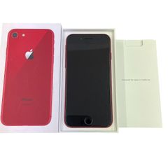 iPhone8 64gb product red simロック解除済み simフリー バッテリー100％
