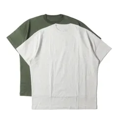 N.HOOLYWOOD エヌハリウッド Tシャツ サイズ:L バックミルスペック ソリッド クルーネック 半袖Tシャツ 2PACK T-SHIRT 9221-CS08-012 pieces 定番 パック セット アイボリー&カーキ 日本製【メンズ】のサムネイル