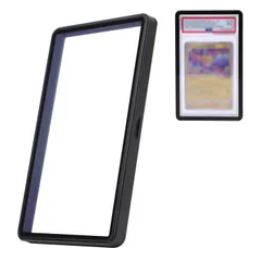 おもちゃの神様 PSA鑑定ケース用 マグネットローダー UVカット率99%以上 マグネットホルダー MagneticHolder 高級アルミ合金フレーム 収納ケース (スタンドなし, ブラック) [ブラック] [スタンドなし]