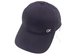 ■新品同様■ Calvin Klein カルバンクライン コットン100％ ベースボールキャップ 帽子 レディース メンズ ブラック系 FA1248のサムネイル