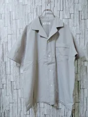 【未使用品】gelato pique　ジェラートピケ　半袖　ベージュ　シャツ　メンズ　サイズ：L