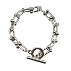 [Petit-Germe] [プチジェルム] シルバー ブレスレット サージカルステンレス 316L 約19㎝ B1002 [01．シルバー]