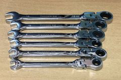 TS首振り☆ラチェットレンチセット6、７、8、９、10、13ｍｍ 6点 72ギア