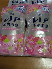 廃番品　柔軟剤　レノア　本格消臭　フローラルフルーティーソープの香り　詰替　480ml　2個セット