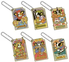 【中古】キーホルダー・マスコット(キャラクター) 全6種セット 「ラバーマスコット ジョジョの奇妙な冒険 イギーの奇妙なコスプレ タロット編 ジョースター一行★」