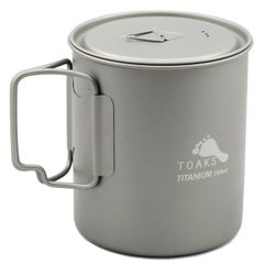 TOAKS　正規代理店　アウトドア　軽量化　チタンポット　750ml（蓋付き）POT-750