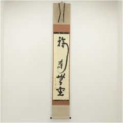 美品 掛け軸 戸上明道作「瀧」玉瀧寺 共箱 禅語 夏掛け - メルカリ