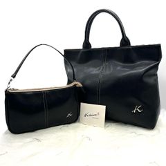 A150-3□ 未使用 Kitamura キタムラ牛革 ハンドバッグ 大容量 - メルカリ