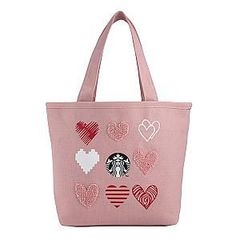 台湾限定 スターバックス バレンタイン トートバッグ ピンク Starbucks