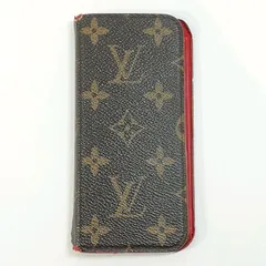 【中古】【送料無料】LOUIS VUITTON M61616 iphone6・フォリオ モノグラム ルージュ スマホカバー※メール便でお送りします【代引き不可】