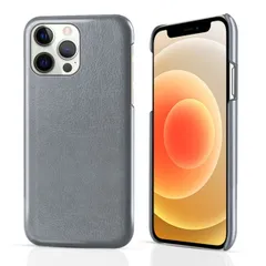 iPhone13 Pro Max ケース アイフォン13プロマックス  レザー ハード ケース 【Color】 グレー