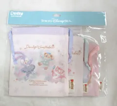 東京ディズニーシー 巾着3枚セット ダンシング・スノーフレークス