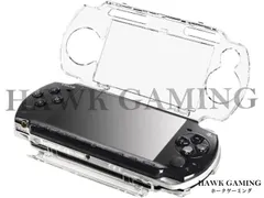PSP2000/3000対応 透明 保護ケース　クリアカバー保護フィルム付き 落下防止 衝撃吸収 軽量 PC素材