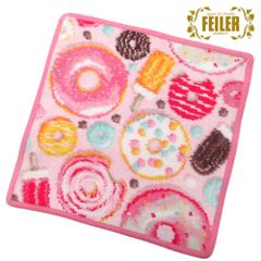 【新品 未使用】FEILER フェイラー ハンカチ タオル 25cm ピンク アンド スイート PINK&SWEET PINK AND SWEET ラズベリー
