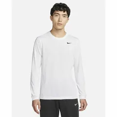 ナイキ 長袖 Tシャツ メンズ NIKE Dri-FIT トレーニング スポーツウェア 速乾   ランニング  男性 ホワイト 白 ロンT トップス サステナブル/DX0994-100