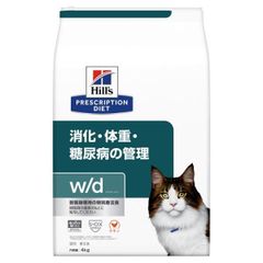 Hill's Prescription Diet c/d 4kg 猫用 Hill's PRESCRIPTION DIET w/d 猫用 4kg - メルカリ