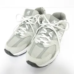 良品 new balance ニューバランス MR530CK ABZORB搭載 ローカット スニーカー 24cm D グレー レディース 古着 中古 USED