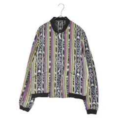 SAINT LAURENT PARIS (サンローランパリ) 18SS リバーシブルジャガードストライプジップアップブルゾン 506539 マルチカラーのサムネイル