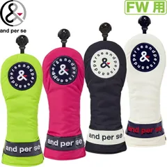 AND PER SE アンパスィ  ヘッドカバー 3点セット  レッド系 FW UT PT [240101434270] ゴルフウェア ストスト AND PER SE アンパスィ ヘッドカバー 3点セット レッド系 FW UT