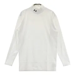 サイズ：XL UNDER ARMOUR アンダーアーマー  ハイネック長袖Tシャツ  ホワイト系 [240101443721] ゴルフウェア メンズ ストスト