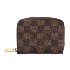 【中古】 LOUIS VUITTON （ルイヴィトン） ｼﾞｯﾋﾟｰ･ｺｲﾝﾊﾟｰｽ 財布 小銭入れ/コインケース Damier/Ebene ﾀﾞﾐｴ Brown ﾌﾞﾗｳﾝ N63070 used:B