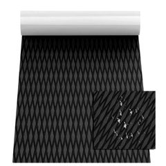 【迅速発送】uyoyous デッキ シート 220ｘ60cm 厚さ5mm 船 滑り止めシート EVA デッキパッド 自己接着 デッキマット 船 掃除簡単 フリーカット ヨットマット