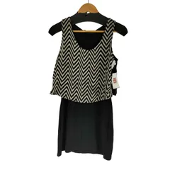 アルマーニエクスチェンジ ARMANI EXCHANGE レイヤードデザインキャミワンピース レディース import：S のサムネイル