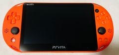 PlayStation®Vita（PCH-2000シリーズ） Wi-Fiモデル ネオン・オレンジ PCH-2000 ZA24